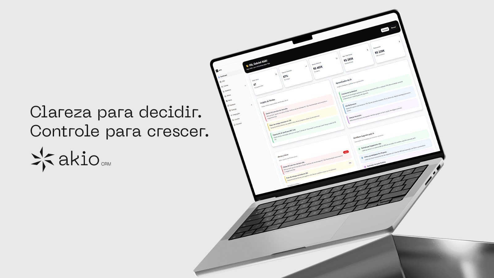 Conheça Akio CRM gestão do processo comercial